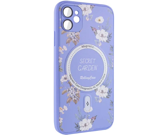 TPU+PC чехол Secret Garden with MagSafe для Apple iPhone 11 (6.1") Lilac