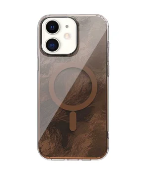Чохол TPU Shiny Mountain (MagFit) для Apple iPhone 11 (6.1") Chocolate