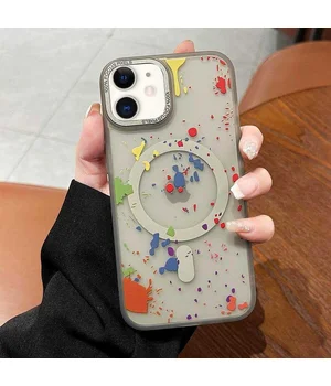 Чохол TPU+PC Flush with MagSafe для Apple iPhone 11 (6.1") Titanium grey