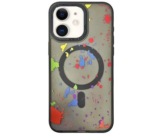 Чохол TPU+PC Flush with MagSafe для Apple iPhone 11 (6.1") Titanium black