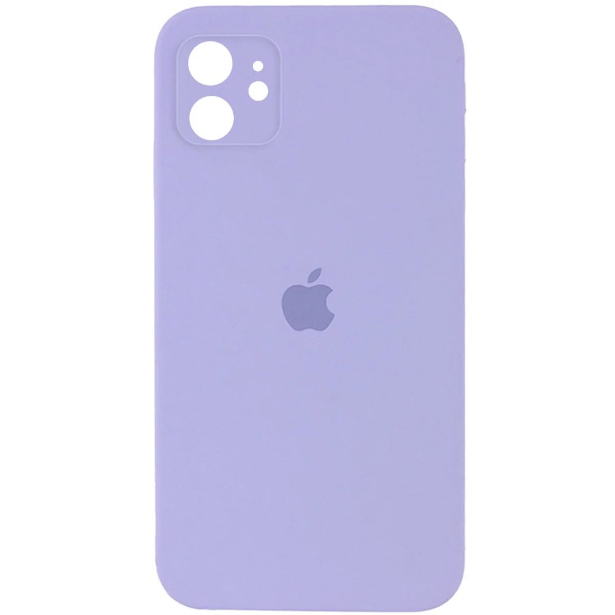 Чохол Silicone Case Square Full Camera Protective (AA) для Apple iPhone 11 (6.1 ") Бузковий / Dasheen
