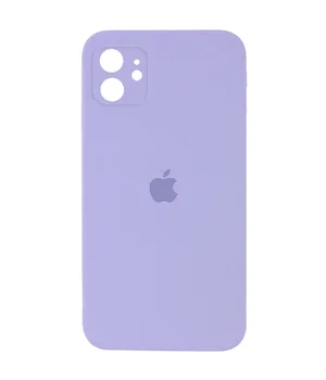Чохол Silicone Case Square Full Camera Protective (AA) для Apple iPhone 11 (6.1 ") Бузковий / Dasheen