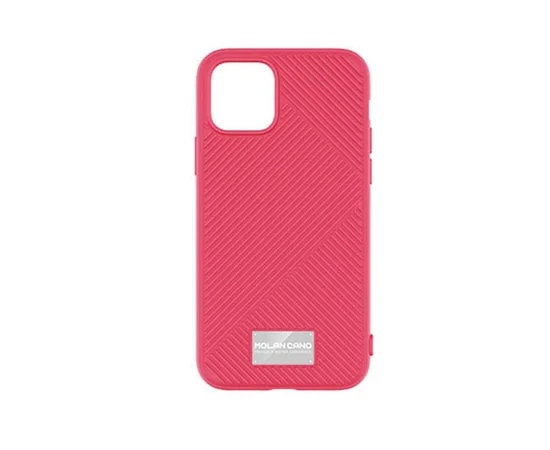 TPU накладка Molan Cano Jelline series для Apple iPhone 11 (6.1") Розовый / Hot Pink