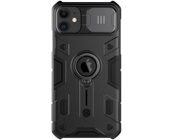 TPU+PC чехол Nillkin CamShield Armor (шторка на камеру) для Apple iPhone 11 (6.1") Черный