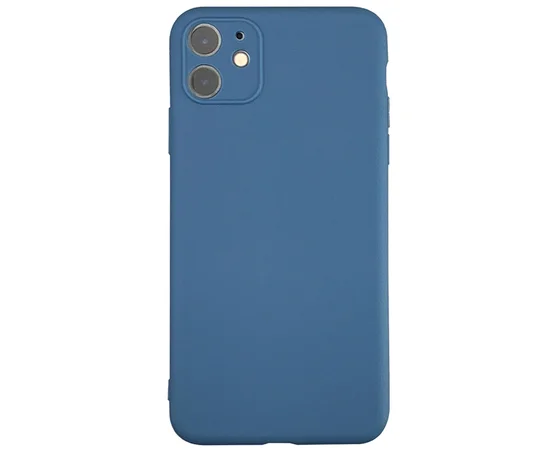 TPU чехол Ultrathin Soft Cover для Apple iPhone 11 (6.1") Синий / Denim Blue