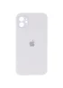 Чохол Silicone Case Square Full Camera Protective (AA) Apple iPhone 11 (6.1") Білий / White