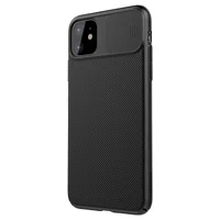 Карбоновая накладка Nillkin Camshield (шторка на камеру) для Apple iPhone 11 (6.1") Черный / Black