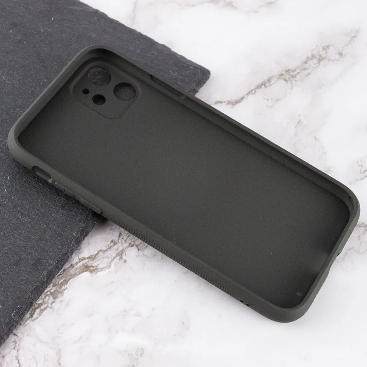 TPU+Glass чехол Matte Candy Full camera для Apple iPhone 11 (6.1") Зеленый