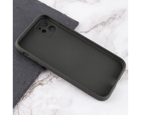 TPU+Glass чехол Matte Candy Full camera для Apple iPhone 11 (6.1") Зеленый