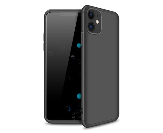 Пластиковая накладка GKK LikGus 360 градусов для Apple iPhone 11 (6.1") Черный
