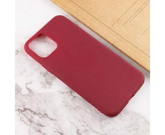 Силіконовий чохол Candy для Apple iPhone 11 (6.1 ") Бордовий