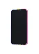 Чехол Silicone case Full Rainbow для Apple iPhone 11 (6.1") Розовый / Сиреневый