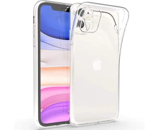 TPU чехол Ultrathin Soft Cover для Apple iPhone 11 (6.1") Прозрачный