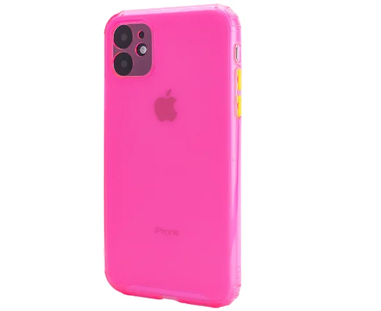 TPU чехол Сolor matte для Apple iPhone 11 (6.1") Розовый