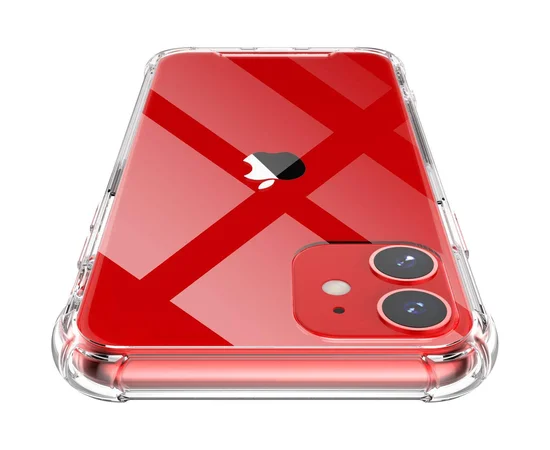 TPU чехол GETMAN Ease с усиленными углами для Apple iPhone 11 (6.1") Прозрачный / Transparent