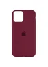 Чехол Silicone Case Full Protective (AA) для Apple iPhone 11 (6.1") Бордовый / Plum