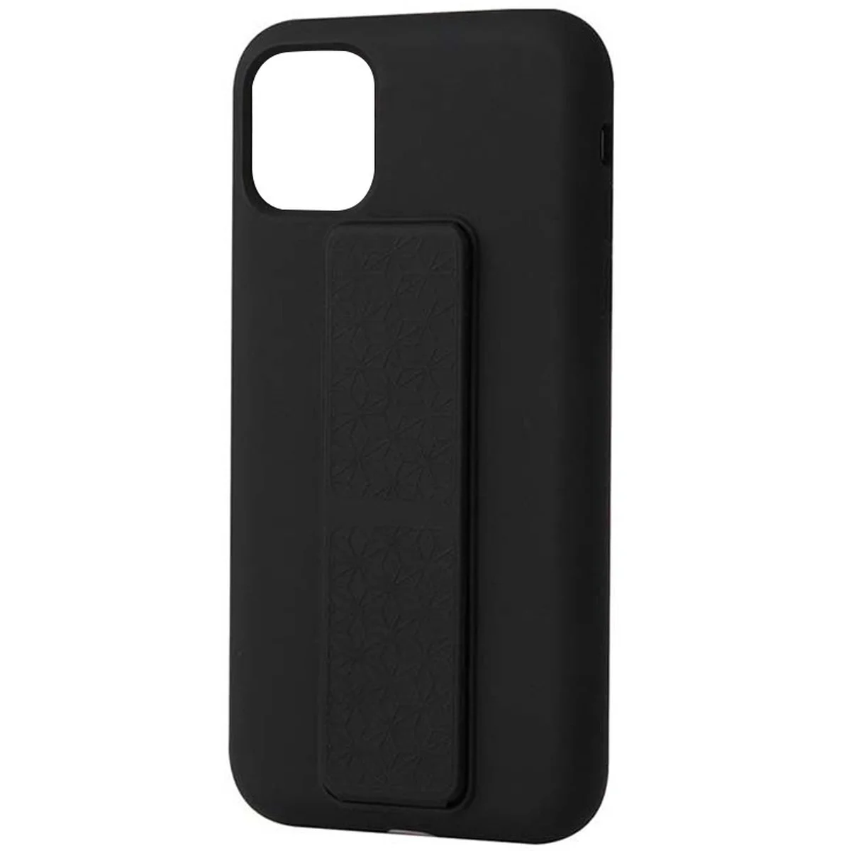 Чохол Silicone Case Hand Holder для Apple iPhone 11 (6.1 ") Чорний / Black