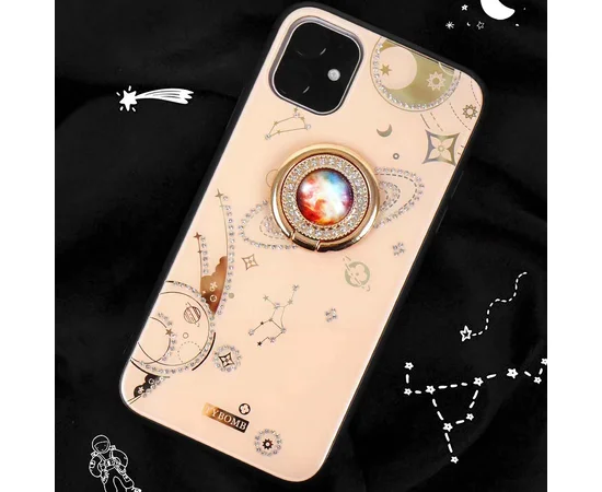 TPU+Glass чехол TYBOMB Cloud Atlas для Apple iPhone 11 (6.1") Pink