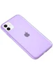 Силиконовый матовый полупрозрачный чехол для Apple iPhone 11 (6.1") Фиолетовый / Purple