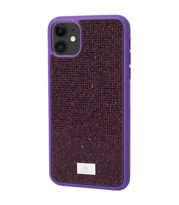 TPU чехол Bling World Grainy Diamonds для Apple iPhone 11 (6.1") Фиолетовый