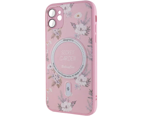 TPU+PC чехол Secret Garden with MagSafe для Apple iPhone 11 (6.1") Pink