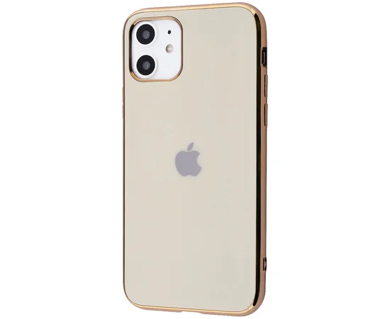 TPU чехол Matte LOGO для Apple iPhone 11 (6.1") Золотой / Gold