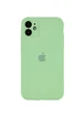 Чехол Silicone Case Full Camera Protective (АА) для Apple iPhone 11 (6.1") Мятный / Mint