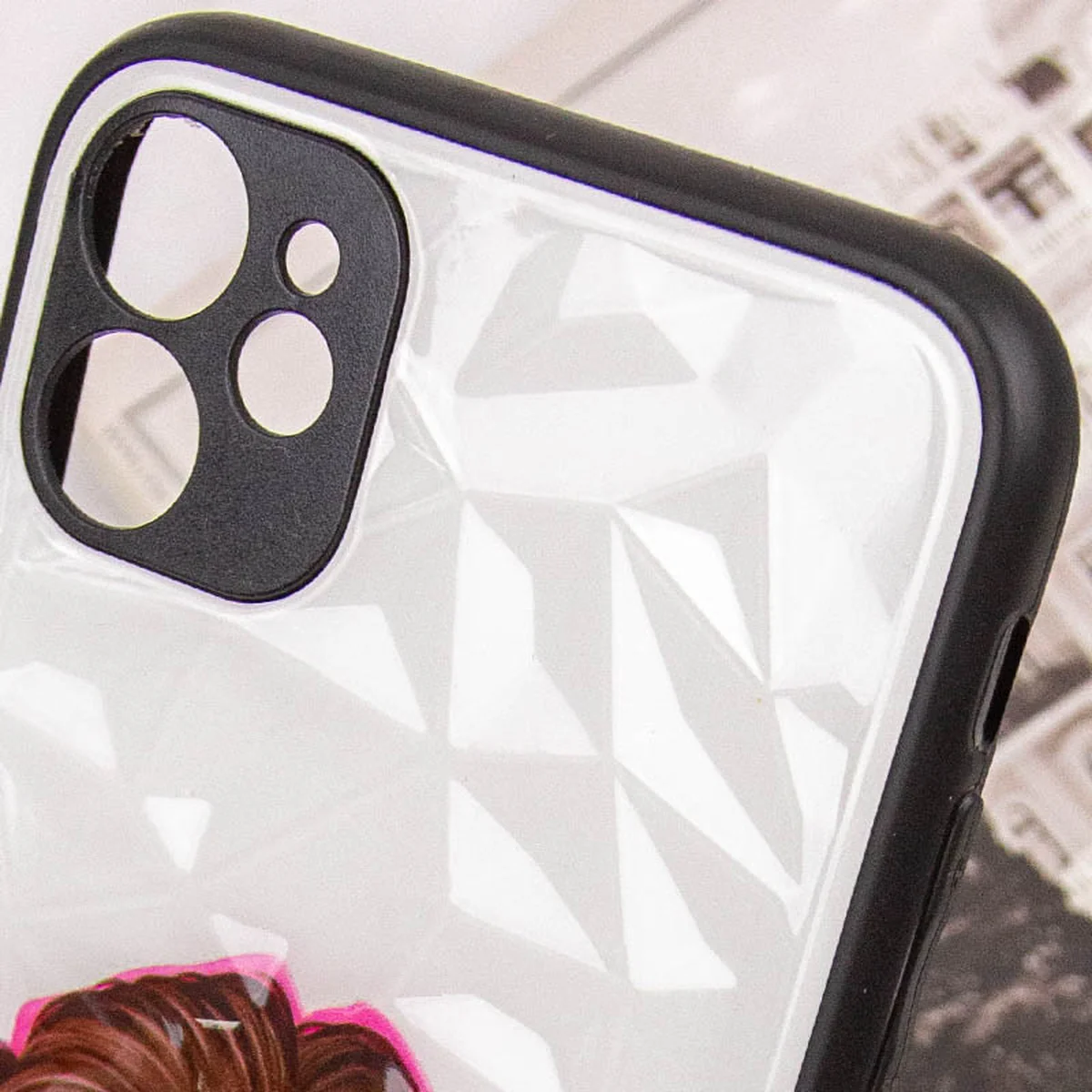 TPU+PC чохол Prisma Ladies для Apple iPhone 11 (6.1") Chocolate