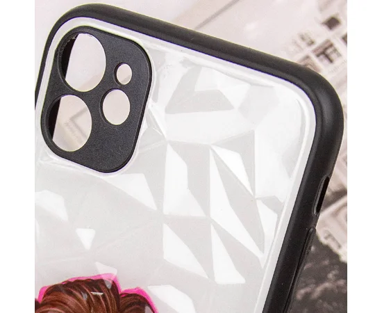 TPU+PC чехол Prisma Ladies для Apple iPhone 11 (6.1") Chocolate