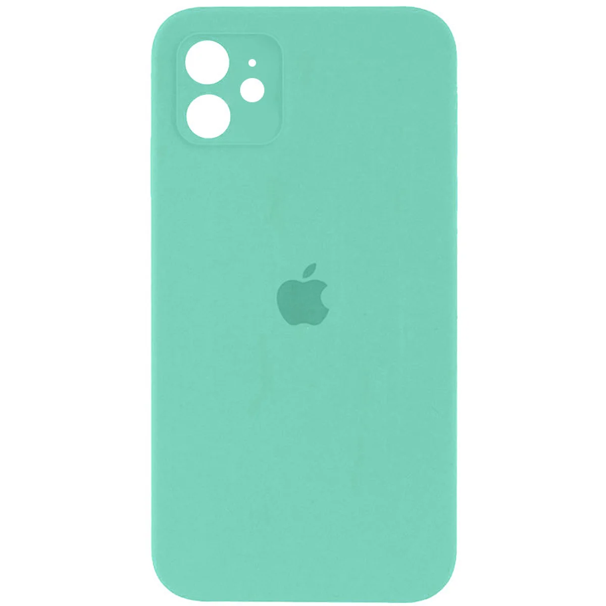 Чохол Silicone Case Square Full Camera Protective (AA) Apple iPhone 11 (6.1") Бірюзовий / Turquoise