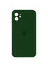 Чохол Silicone Case Square Full Camera Protective (AA) для Apple iPhone 11 (6.1 ") Зелений / Army green