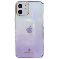 TPU+Glass чехол Aurora Classic для Apple iPhone 11 (6.1") Сиреневый