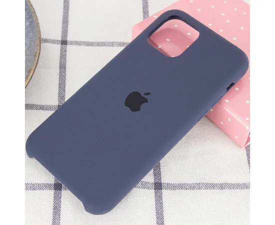 Чехол Silicone Case (AA) для Apple iPhone 11 (6.1") Темно-синий / Midnight blue