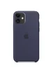 Чехол Silicone case (A) для Apple iPhone 11 (6.1") Синий / Midnight Blue