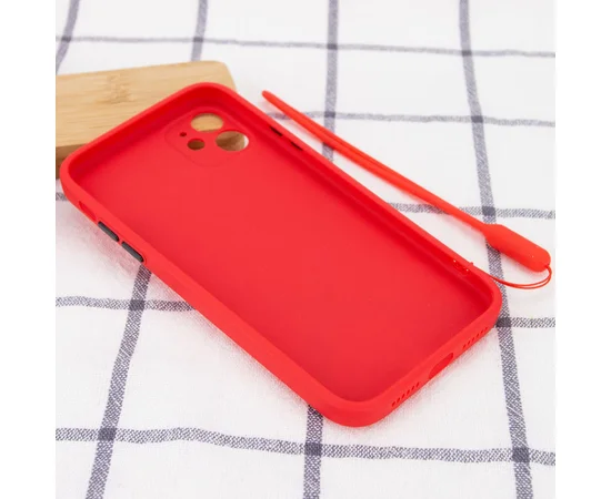 Чехол TPU Square Full Camera для Apple iPhone 11 (6.1") Красный