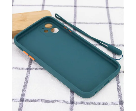 Чехол TPU Square Full Camera для Apple iPhone 11 (6.1") Зеленый