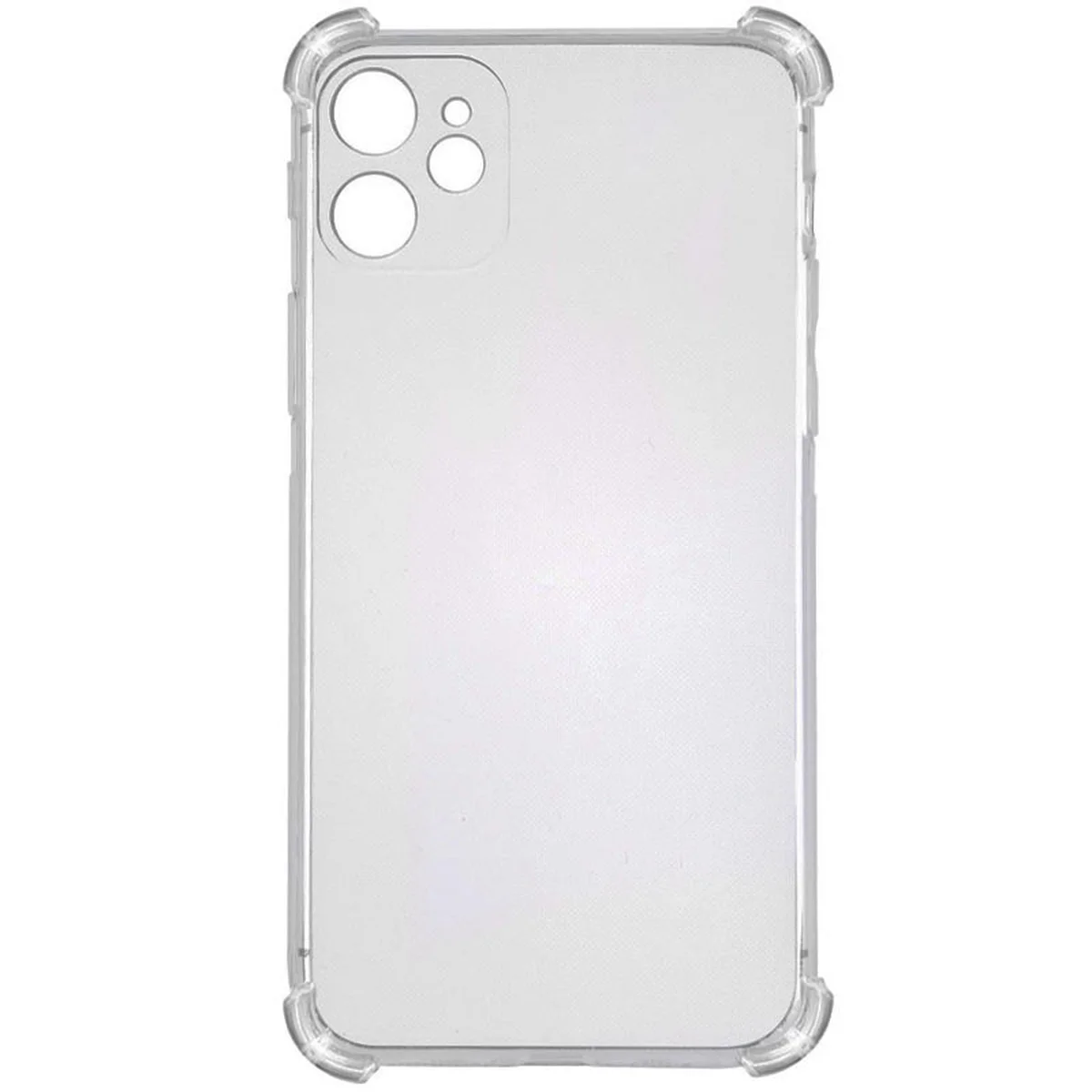 TPU чехол GETMAN Ease logo усиленные углы для Apple iPhone 11 (6.1") Серый (прозрачный)