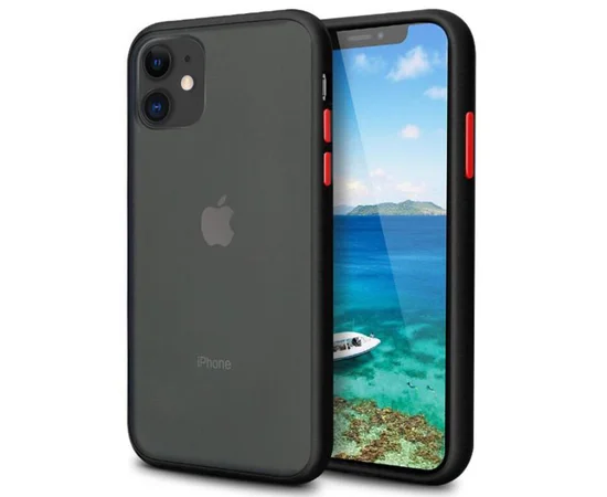 TPU чехол LikGus Maxshield для Apple iPhone 11 (6.1") Черный