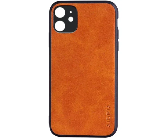 Кожаный чехол AIORIA Vintage для Apple iPhone 11 (6.1") Коричневый