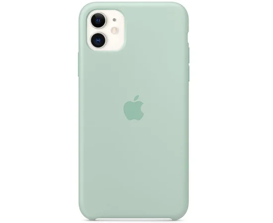 Чехол Silicone case (AAA) для Apple iPhone 11 (6.1") Бирюзовый / Beryl