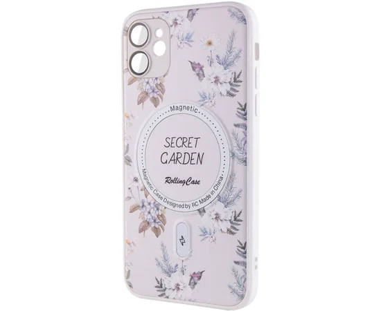 TPU+PC чехол Secret Garden with MagSafe для Apple iPhone 11 (6.1") White