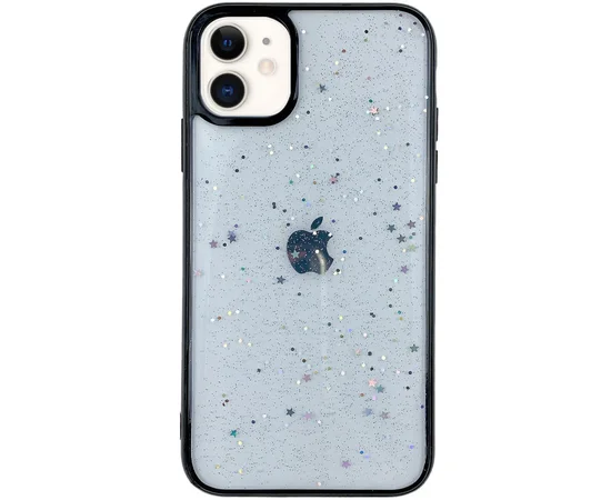 TPU+PC чехол Shiny Stars для Apple iPhone 11 (6.1") Черный