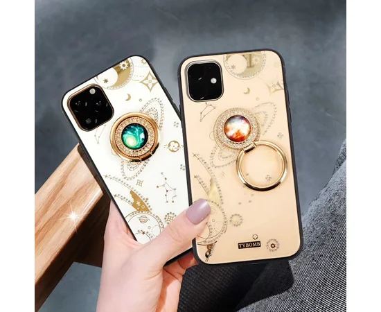 TPU+Glass чехол TYBOMB Cloud Atlas для Apple iPhone 11 (6.1") white
