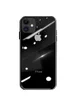 TPU+Glass чехол GLOSSY Logo series для Apple iPhone 11 (6.1") Черный / Black