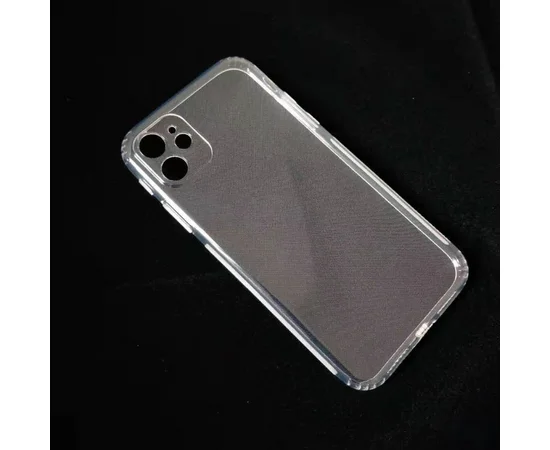 TPU чехол GETMAN Transparent 1,0 mm для Apple iPhone 11 (6.1") Прозрачный / Transparent