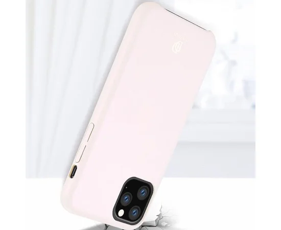 Кожаная накладка Dux Ducis для Apple iPhone 11 (6.1") Розовый