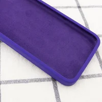 Чехол Silicone Case Square Full Camera Protective (AA) для Apple iPhone 11 (6.1") Фиолетовый / Ultra Violet