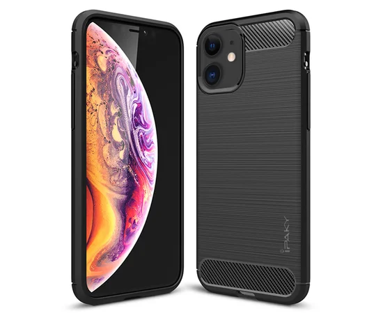 TPU чехол iPaky Slim Series для Apple iPhone 11 (6.1") Черный