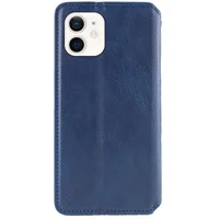 Кожаный чехол-книжка GETMAN Cubic (PU) для Apple iPhone 11 (6.1") Синий