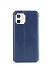 Шкіряний чохол-книжка GETMAN Cubic (PU) для Apple iPhone 11 (6.1") Синій